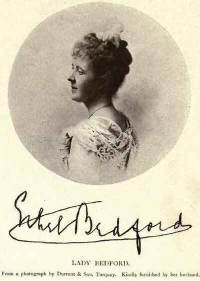 Lady Ethel Bedford by Durrant & Son