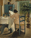 Vid frukostbordet 1898, Laurits Andersen Ring (1854-1933)