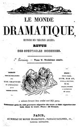 Le Monde dramatique, tome 5, 1837.djvu