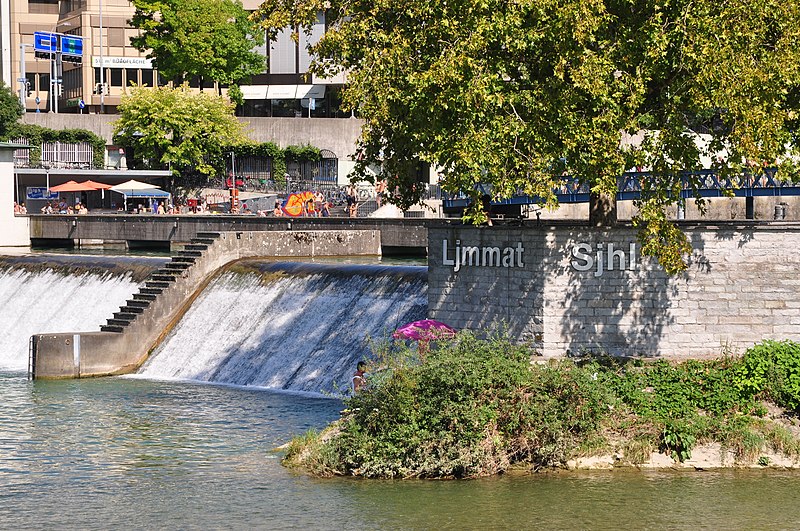 File:Limmat & Sihl - James-Joyce-Kanzel 2011-08-20 15-47-00.JPG