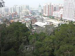 Lingshan Islamic Cemetery - city view - DSCF8488.JPG