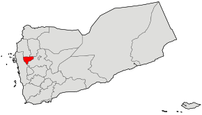 Localizarea guvernoratului Al Mahwit pe harta Yemenului