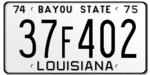 Louisiana license plate 1974 graphic.png