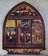 Lukas Moser, Magdalene Altar, 1431, Église Sainte Marie-Madeleine, Tiefenbronn.