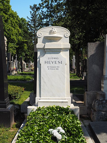 File:Ludwig Hevesi grave, Vienna, 2018.jpg