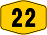 Federal Route 22 shield}}