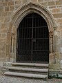 Español: Arco de ingreso meriodional de la iglesia de Santa María, Maderuelo, Segovia.