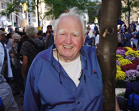 Malachy McCourt Occupy Wall Street 2011 David Shankbone 37.JPG