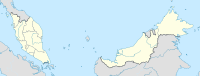 Kinabalu na karti Malezije