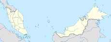 מיקום פננג במפת מלזיה