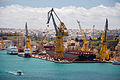 Przemysł stoczniowy na Malcie.