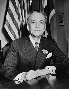 President Manuel Quezon controlled the National Assembly which enacted the National Defense Act of 1935 Manuel L. Quezon (November 1942).jpg