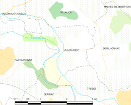 Villedubert - Localizazion