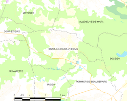 Saint-Julien-de-l'Herms - Localizazion