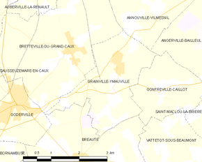 Poziția localității Grainville-Ymauville
