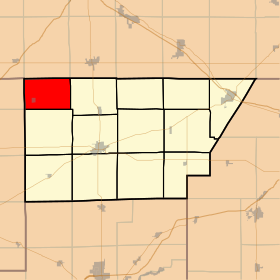 Waynesville Townshipin sijainti