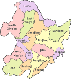 Location of Qing Empire