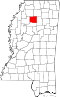 Map of Mississippi highlighting Yalobusha County.svg