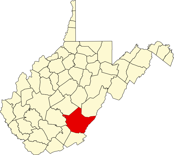 File:Map of West Virginia highlighting Greenbrier County.svg