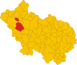 Ferentino - Kort