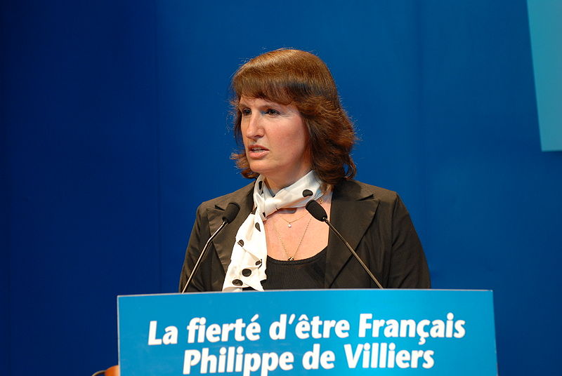 File:Marie-Pierre Chaumette - De Villiers meeting in Toulouse for the 2007 French presidential election 0009 2007-04-16.jpg