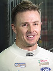 Mark Winterbottom, finished third in the championship for Ford Performance Racing. Mark Winterbottom Sydney 500 2015.JPG