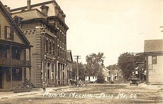 <span class="mw-page-title-main">Mechanic Falls, Maine</span> Town in the state of Maine, United States