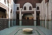 Arhitectura Marocului: Bou Inania Madrasa in Meknès (Maroc)