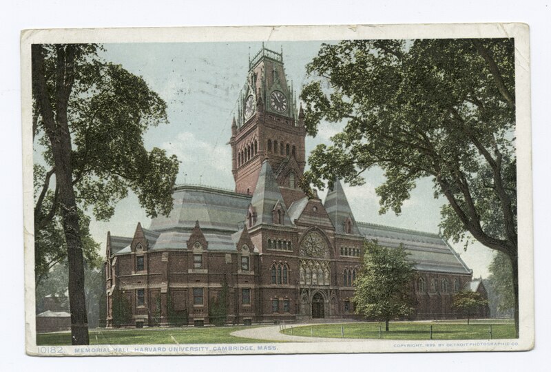 File:Memorial Hall, Harvard University, Cambridge, Mass (NYPL b12647398-68670).tiff