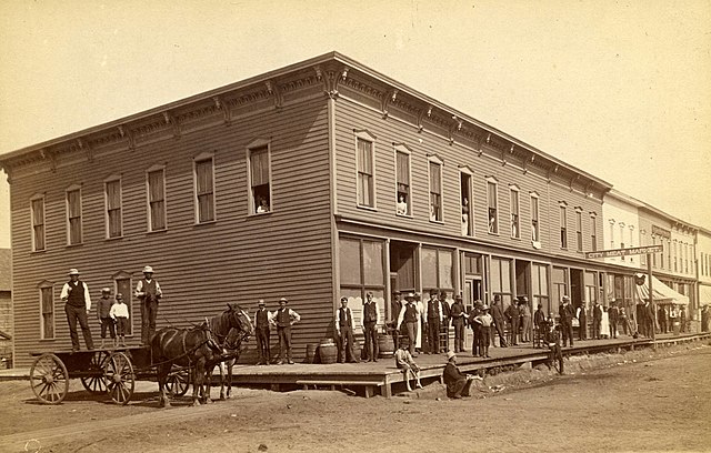 Merchants Hotel in Wahpeton, North Dakota, c. 1880–1899