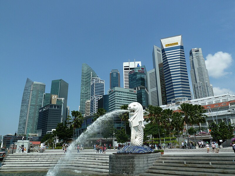 File:Merlion statue, Merlion Park, Singapore - 20110723.jpg