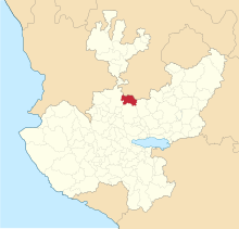 Mexiko Jalisco San Cristobal de la Barranca Lage map.svg