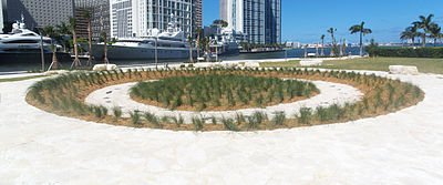 The circle, April 2011 Miami FL Miami Circle pano01.jpg