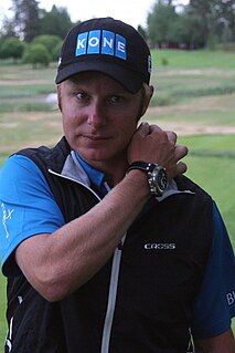 Mikko Ilonen Finnish professional golfer