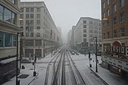 W. Wisconsin Avenue from Milwaukee Skywalk