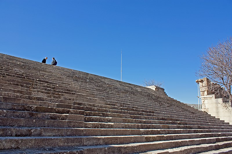 File:Monumental staircase on the acropolis of Lindos 2010.jpg