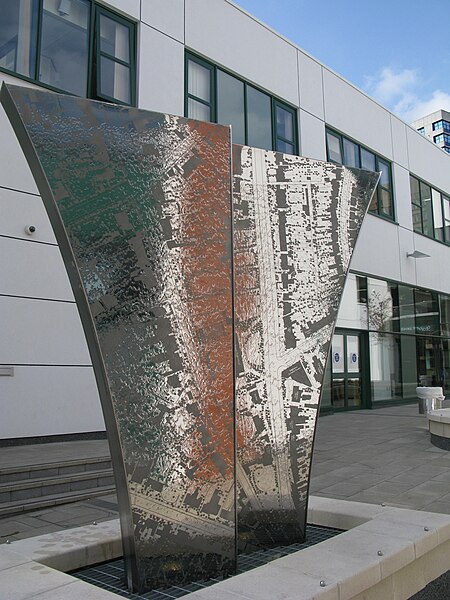 File:Morrisons Fiveways Map Fountain.JPG