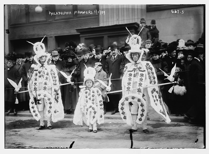 File:Mummers on Broad St., New Year's Day, Philadelphia, PA. LCCN2014683040.jpg