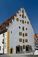 So-called Klösterle, former Franciscan church, consecrated in 1287 and 1422, from 1585/86 Kornhaus, since 1977 town hall