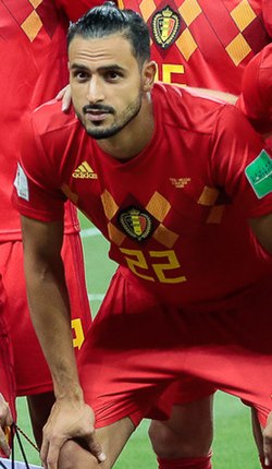 Chadli a Belgium színeiben a 2018-as világbajnokságon