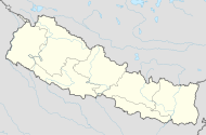 מיקום עמק קטמנדו במפת נפאל