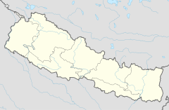 ジャナクプルの位置（ネパール内）
