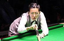 Ng On-yee won the 2018 World Women's Snooker Championship. Ng On Yee PHC 2017-8.jpg