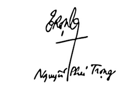 Tập tin:Nguyen Phu Trong President's Signature.jpg