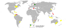 Miniatura para Lista de países por produção de níquel