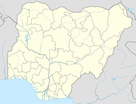 Abeokuta na karti Nigerija