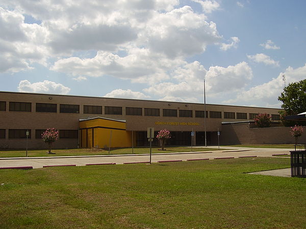 North Forest High School main campus, the former Smiley High School