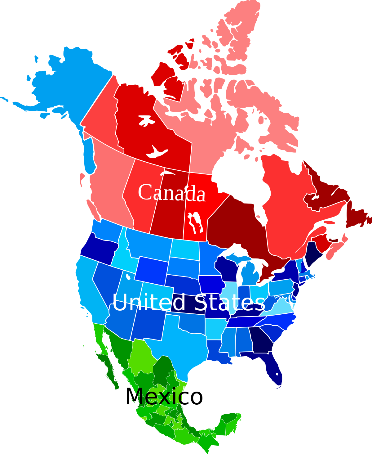 Continental United States Simple English Wikipedia The Free