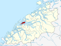 Kart over Midsund Tidligere norsk kommune