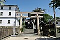 磐田文庫が境内に置かれた淡海國玉神社